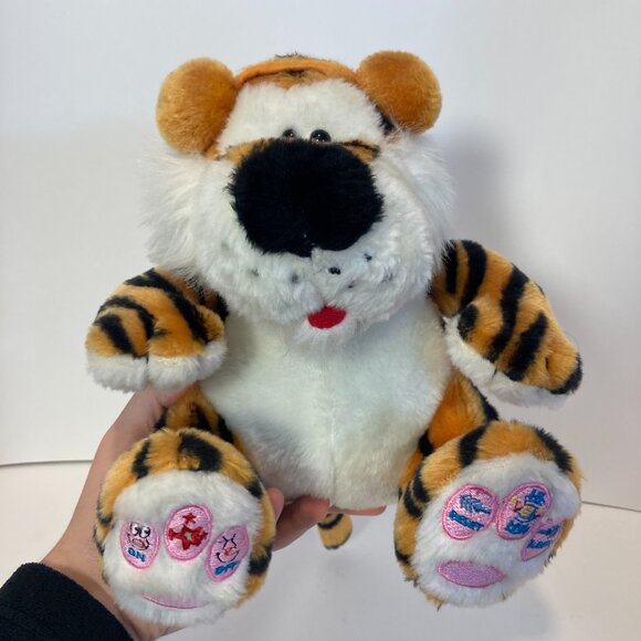 Vintage Smart Planet Tiger Stuffed Plush Radio Speaker 2005 Tested 10" Rare - Picture 11 of 11